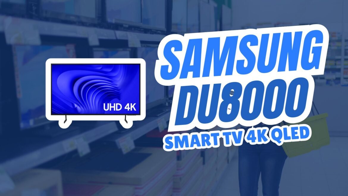 Smart TV Samgung DU8000: Confira nossa análise! design fino, Gaming Hub, sistema Tizen. Vale a pena em 2024? Confira detalhes!